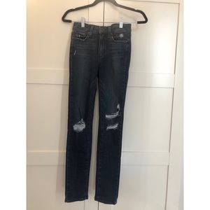 PAIGE Hoxton Crop Rollup Jeans
